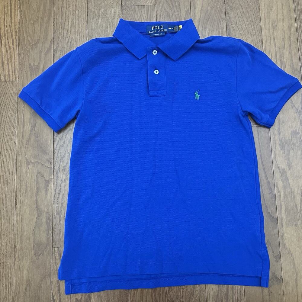 Polo Ralph Lauren Blue Short Sleeve Polo Shirt Boys Size M (10–12)